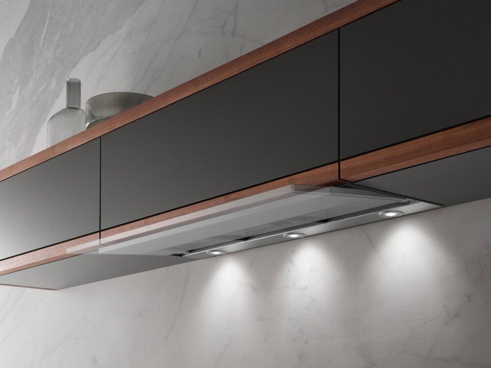 Miele DA3698 Stainless Steel Built-In Ventilation Hood With Motorized Pull-Out Canopy For Maximum Convenience.