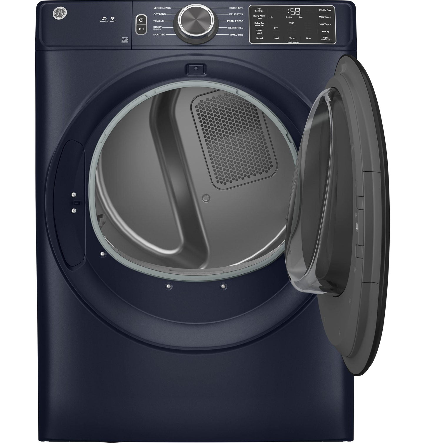Ge Appliances GFD55GSPRRS Ge® 7.8 Cu. Ft. Capacity Smart Front Load Gas Dryer With Sanitize Cycle