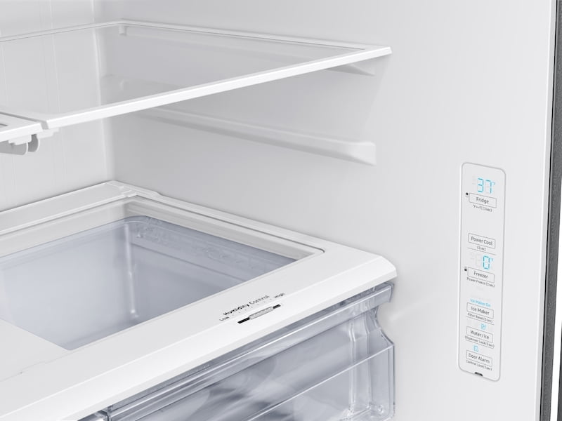 Samsung RF27T5201SR 27 Cu. Ft. Large Capacity 3-Door French Door Refrigerator With External Water & Ice Dispenser In Stainless Steel