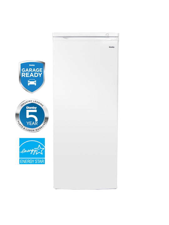 Danby DUFM060B1WDB Danby 6.0 Cu Ft White Upright Freezer