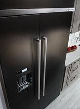 Kitchenaid KBSD608EBS 29.5 Cu. Ft 48-Inch Width Built-In Side By Side Refrigerator With Printshield™ Finish - Black Stainless Steel With Printshield™ Finish