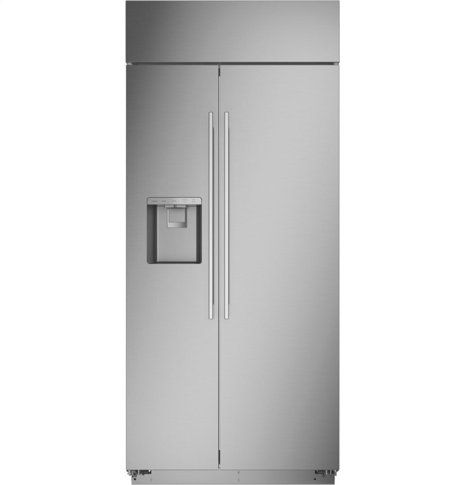 Monogram ZISS360DNSS Monogram 36" Smart Built-In Side-By-Side Refrigerator With Dispenser