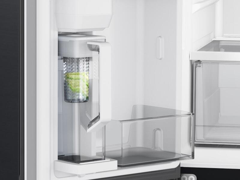 Samsung RF23A9071SG 23 Cu. Ft. Smart Counter Depth 4-Door Flex™ Refrigerator With Autofill Water Pitcher And Dual Ice Maker In Black Stainless Steel