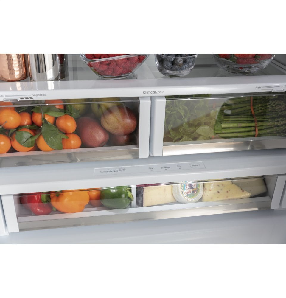 Cafe CWE23SP3MD1 Café Energy Star® 23.1 Cu. Ft. Smart Counter-Depth French-Door Refrigerator