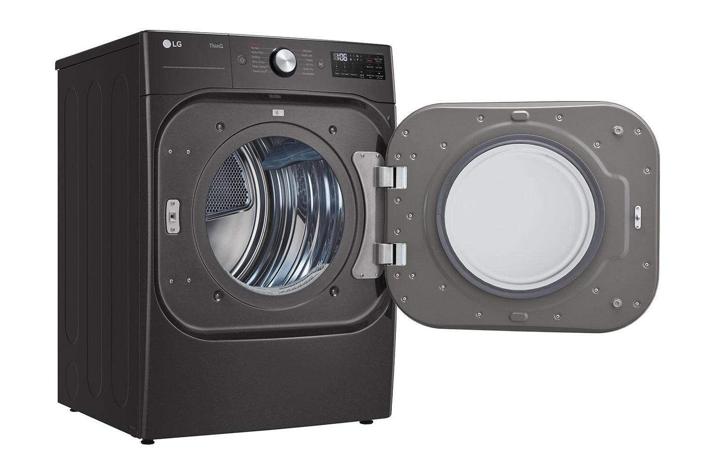 Lg DLGX8901B 9.0 Cu. Ft. Mega Capacity Smart Wi-Fi Enabled Front Load Gas Dryer With Turbosteam&#8482; And Built-In Intelligence