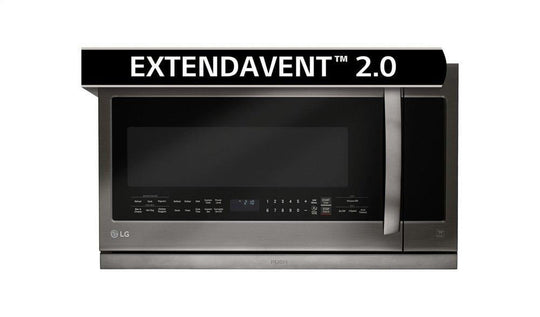 Lg LMHM2237BD Lg Black Stainless Steel Series 2.2 Cu.Ft. Over-The-Range Microwave Oven