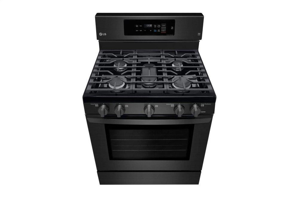 Lg LRG3194BM 5.4 Cu. Ft. Gas Single Oven Range With Fan Convection And Easyclean®