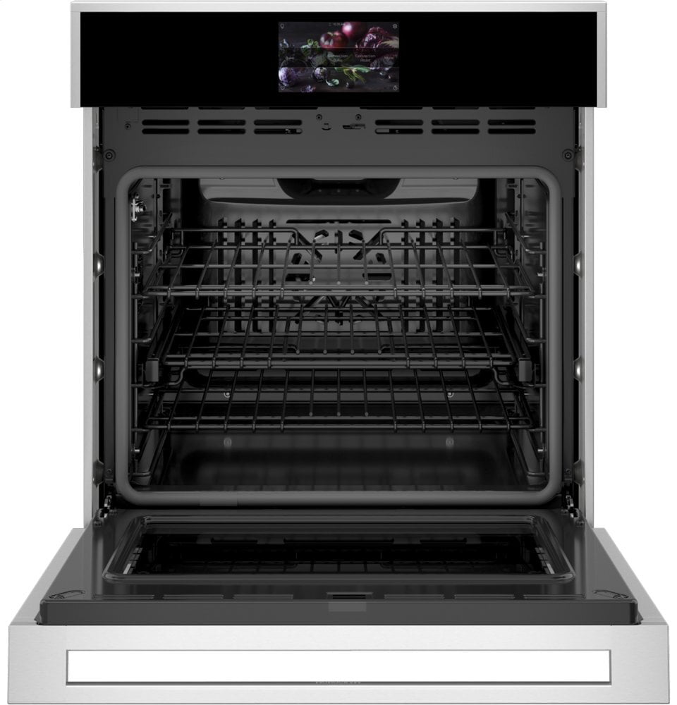 Monogram ZKS90DSSNSS Monogram 27" Smart Electric Convection Single Wall Oven Minimalist Collection