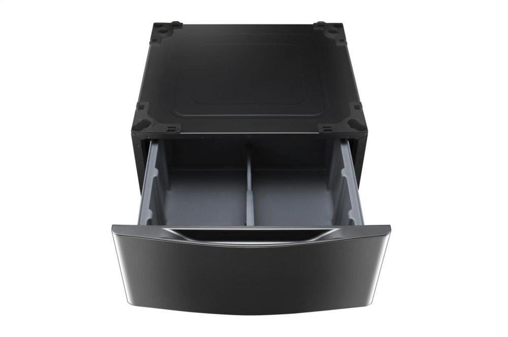 Lg WDP4K Laundry Pedestal - Black Stainless Steel