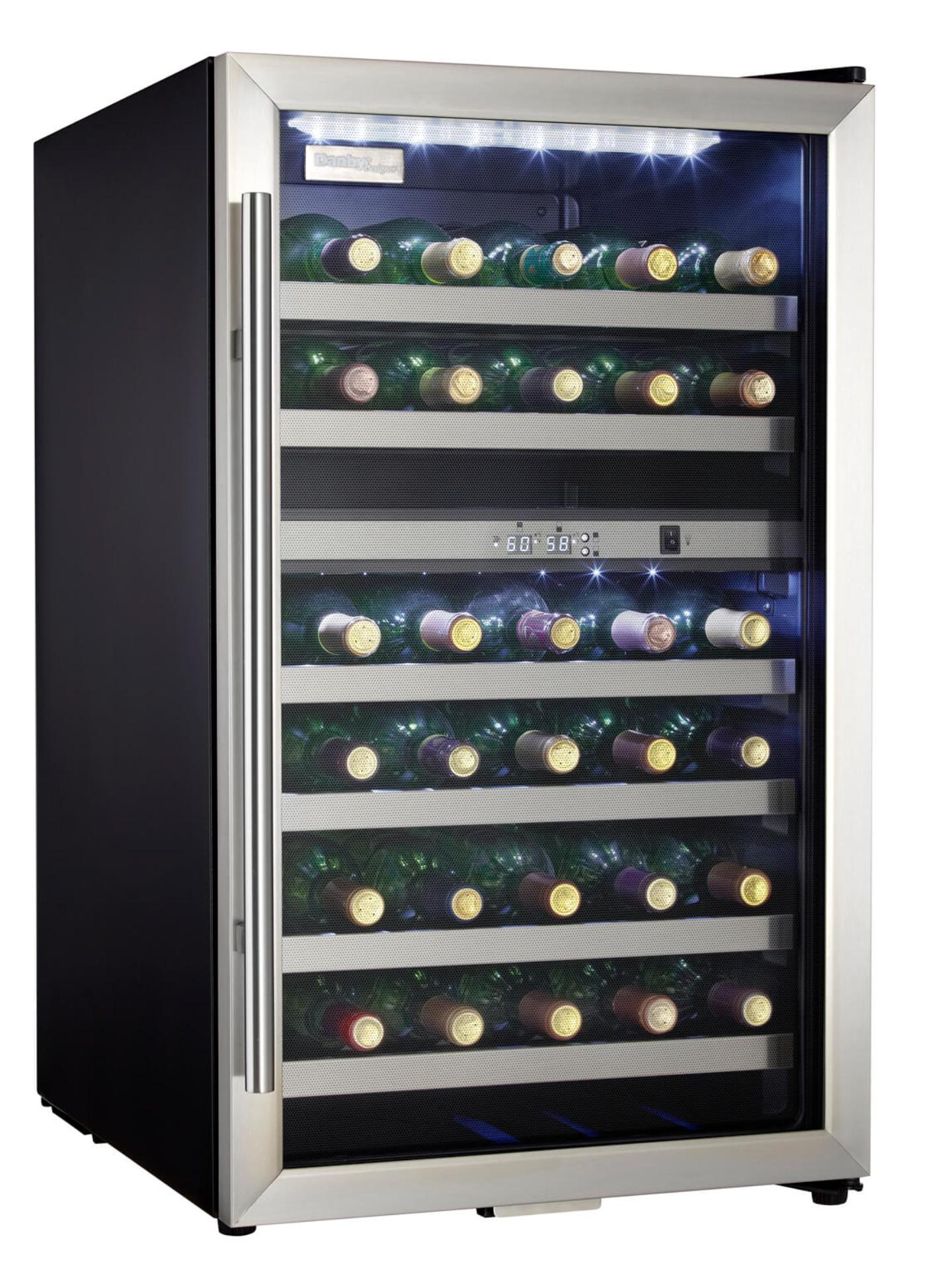 Danby DWC114BLSDD Danby Designer 38 Bottle Wine Cooler