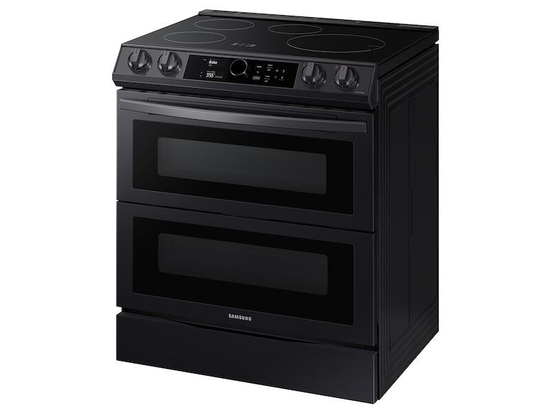 Samsung NE63T8951SG 6.3 Cu. Ft. Smart Slide-In Induction Range With Flex Duo&#8482;, Smart Dial & Air Fry In Black Stainless Steel