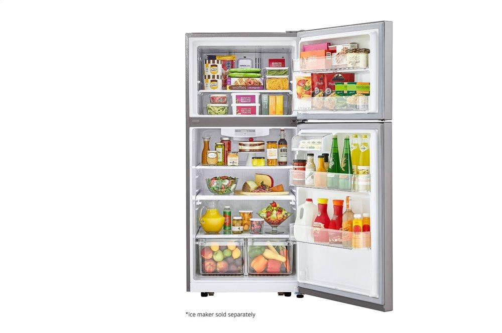 Lg LTCS20020S 20 Cu. Ft. Top Freezer Refrigerator