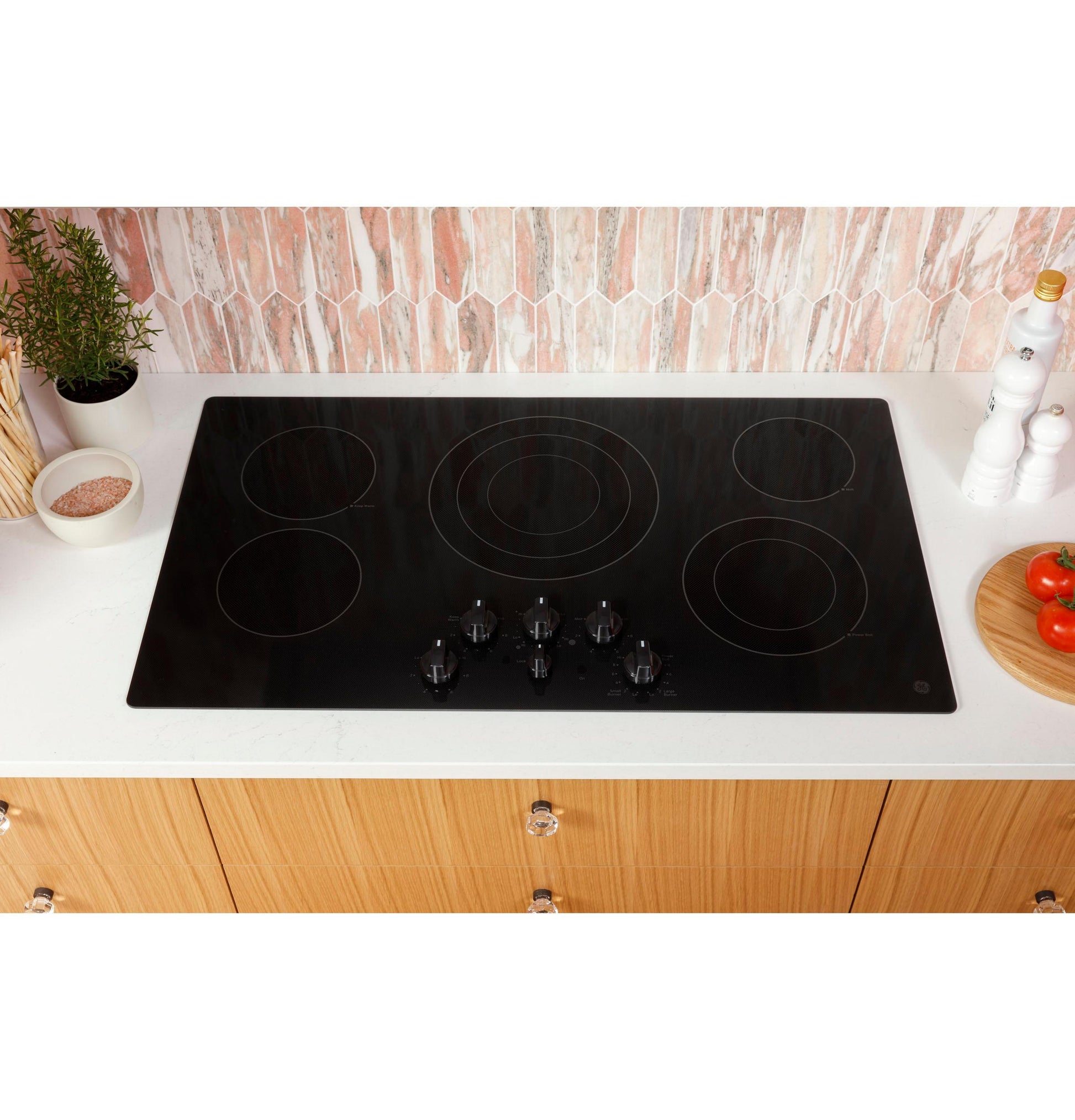Ge Appliances JEP5036STSS Ge® 36" Built-In Knob Control Electric Cooktop