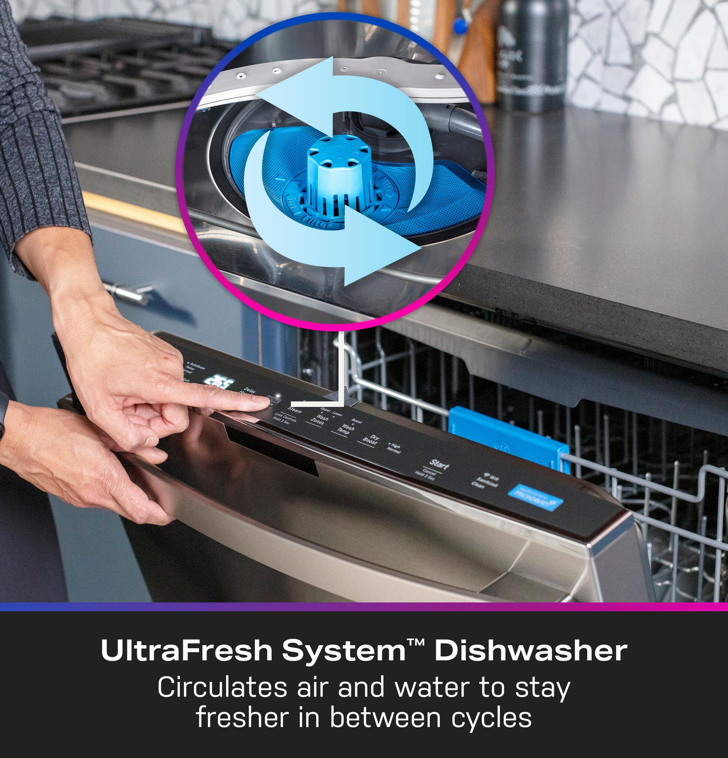 Ge Appliances PDP755SYRFS Ge Profile&#8482; Ultrafresh System Dishwasher With Stainless Steel Interior