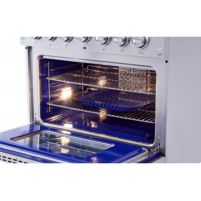 Thor Kitchen HRG3618U 36" Pro-Style 6 Stainless Steel Burner Gas Range