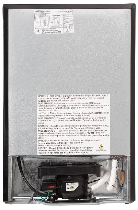 Danby DCR045B1BSLDB3 Danby 4.5 Cu. Ft. Compact Refrigerator With True Freezer