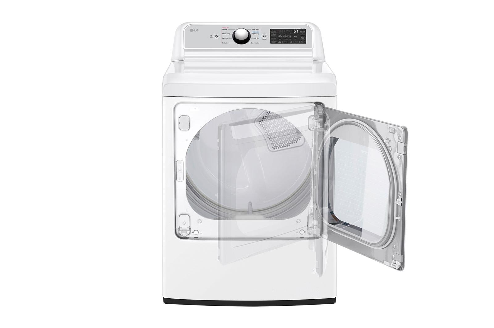 Lg DLG7401WE 7.3 Cu. Ft. Ultra Large Capacity Smart Wi-Fi Enabled Rear Control Gas Dryer With Easyload™ Door