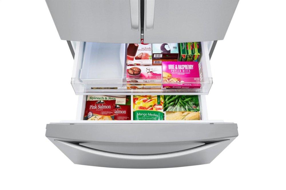 Lg LFCC22426S 23 Cu. Ft. French Door Counter-Depth Refrigerator