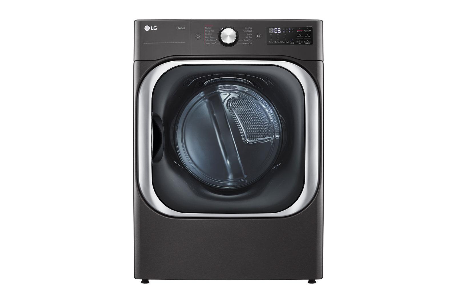 Lg DLGX8901B 9.0 Cu. Ft. Mega Capacity Smart Wi-Fi Enabled Front Load Gas Dryer With Turbosteam™ And Built-In Intelligence