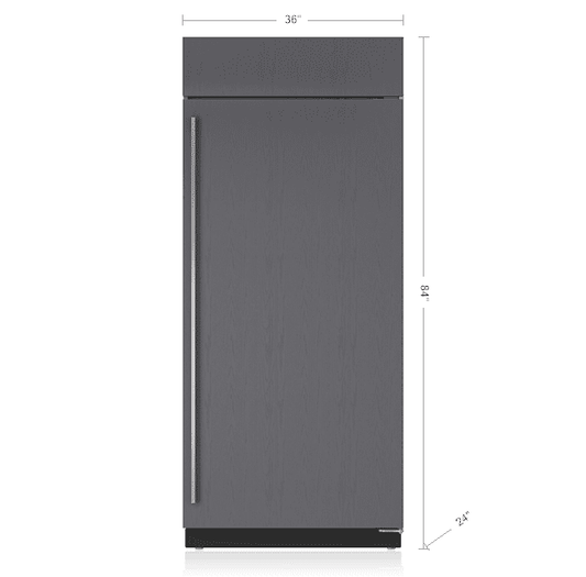 Sub-Zero BI36FOLH 36" Classic Freezer - Panel Ready