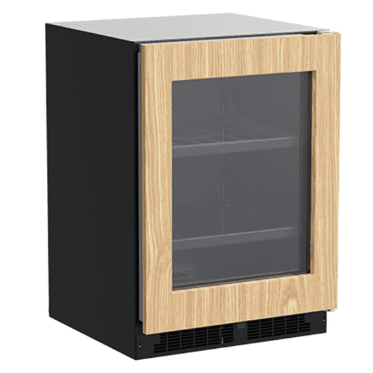 Marvel MLBV224IG01A 24-In Built-In Beverage Center With 3-In-1 Convertible Shelves With Door Style - Panel Ready Frame Glass