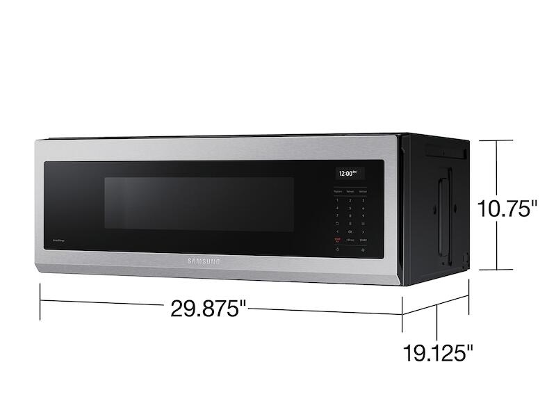 Samsung ME11A7710DS 1.1 Cu. Ft. Smart Slim Over-The-Range Microwave With 550 Cfm Hood Ventilation, Wi-Fi & Voice Control In Stainless Steel