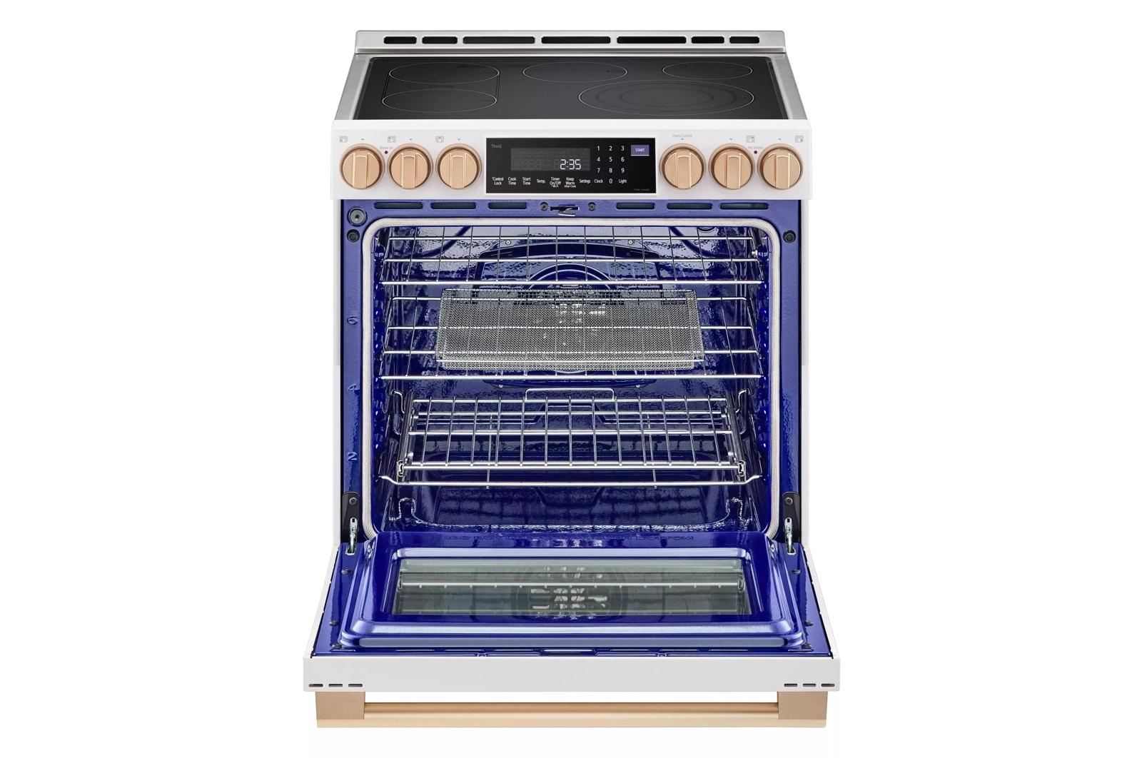 Lg LSES6338N Lg Studio 6.3 Cu. Ft. Instaview® Electric Slide-In Range With Probake Convection® And Air Fry