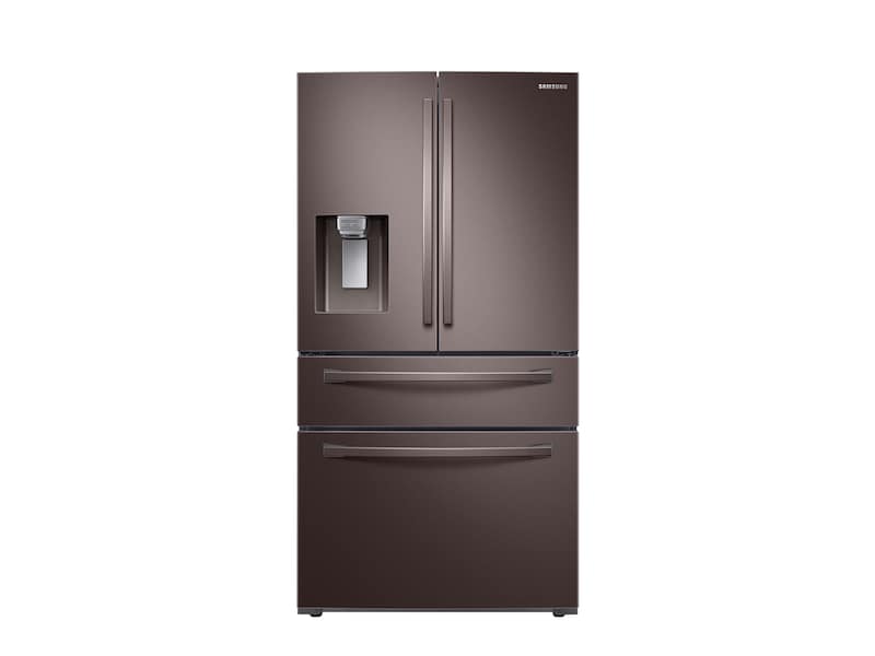 Samsung RF28R7201DT 28 Cu. Ft. 4-Door French Door Refrigerator With Flexzone&#8482; Drawer In Tuscan Stainless Steel