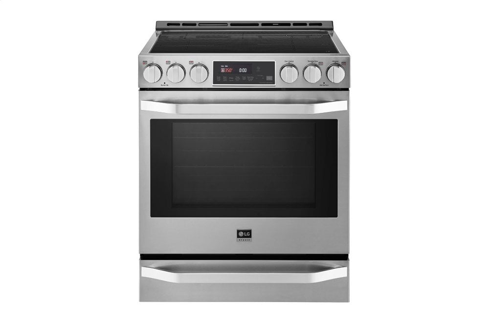 Lg LSIS3018SS Lg Studio 6.3 Cu. Ft. Induction Slide-In Range With Probake Convection® And Easyclean®