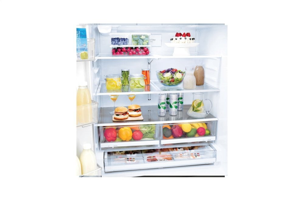 Lg LFXS26973D 26 Cu. Ft. Smart Wi-Fi Enabled French Door Refrigerator