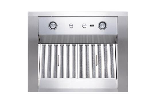 Best Range Hoods WP28M30SB Wp28 - 30" Stainless Steel Pro-Style Range Hood With 300 To 1650 Max Cfm Internal/External Blower Options