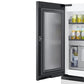 Samsung RF29BB86004M Bespoke 4-Door French Door Refrigerator (29 Cu. Ft.) With Beverage Center™ In Morning Blue Glass Top Panels And White Glass Middle And Bottom Panels