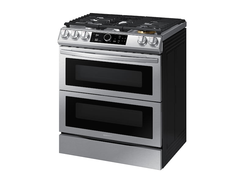 Samsung NX60T8751SS 6.0 Cu. Ft. Flex Duo™ Front Control Slide-In Gas Range With Smart Dial, Air Fry & Wi-Fi In Stainless Steel