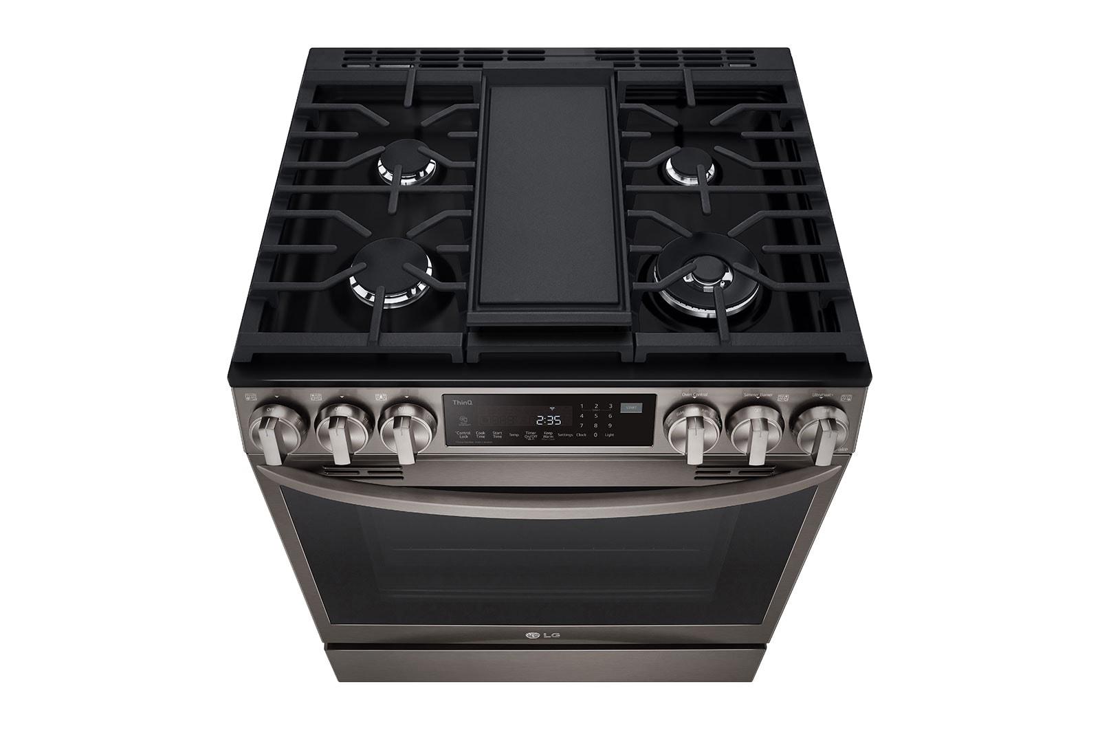 Lg LSDL6336D 6.3 Cu. Ft. Smart Wi-Fi Enabled Probake® Convection Instaview® Dual Fuel Slide-In Range With Air Fry