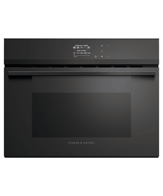 Fisher & Paykel OS24NDBB1 Combination Steam Oven, 24", 9 Function