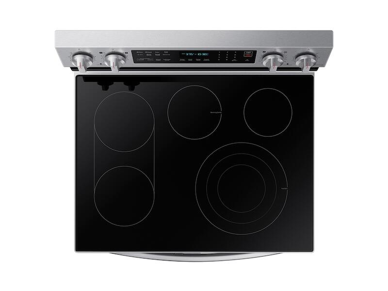 Samsung NE63A6751SS 6.3 Cu. Ft. Smart Freestanding Electric Range With Flex Duo&#8482;, No-Preheat Air Fry & Griddle In Stainless Steel