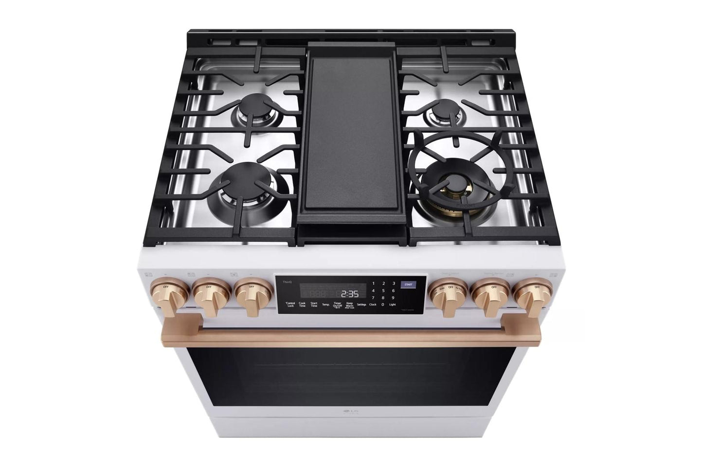 Lg LSGS6338N Lg Studio 6.3 Cu. Ft. Instaview® Gas Slide-In Range With Probake Convection® And Air Fry