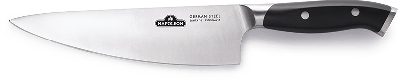 Napoleon Bbq 55211 Chef'S Knife Razor-Sharp German Steel With Excellent Edge-Retention