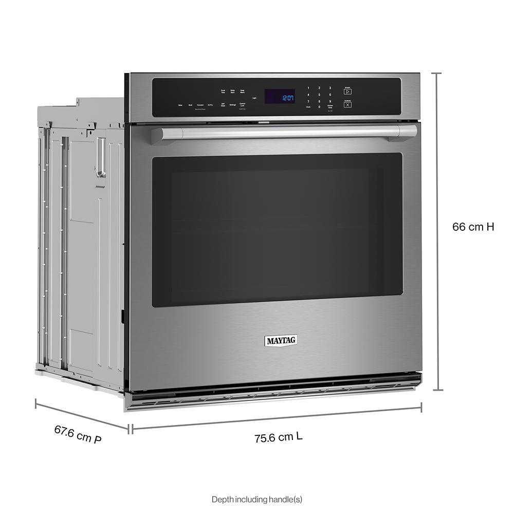 Maytag MOES6030LZ 30-Inch Single Wall Oven With Air Fry And Basket - 5.0 Cu. Ft.