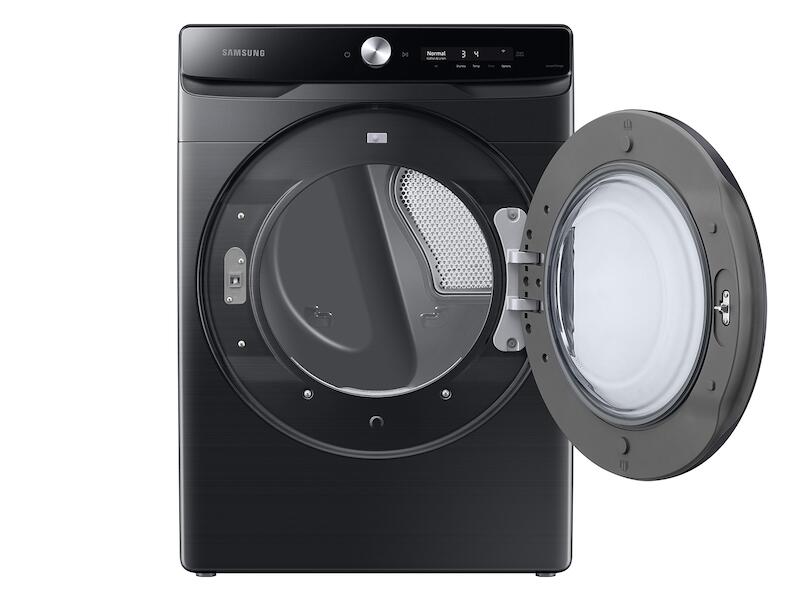 Samsung DVE50A8600V 7.5 Cu. Ft. Smart Dial Electric Dryer With Super Speed Dry In Brushed Black