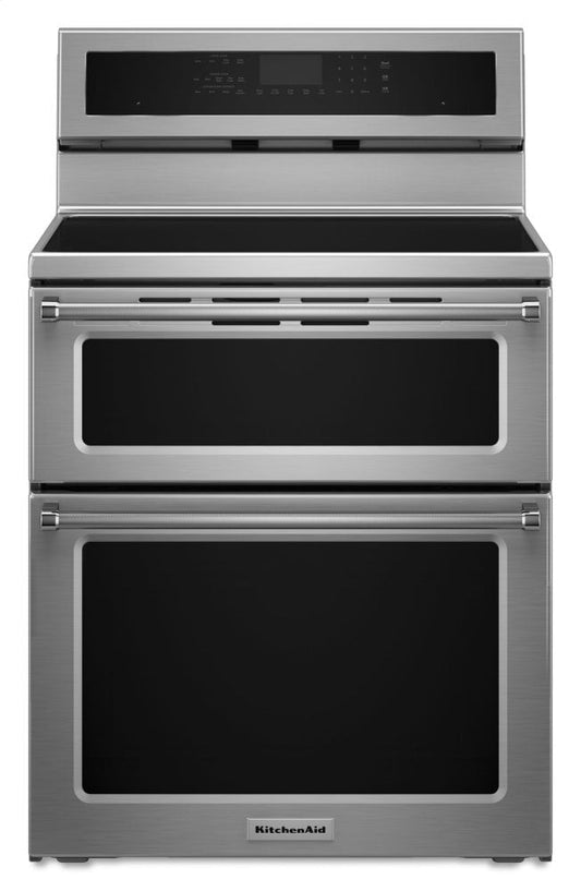 Kitchenaid KFID500ESS 30-Inch 4-Element Induction Double Oven Convection Range - Stainless Steel