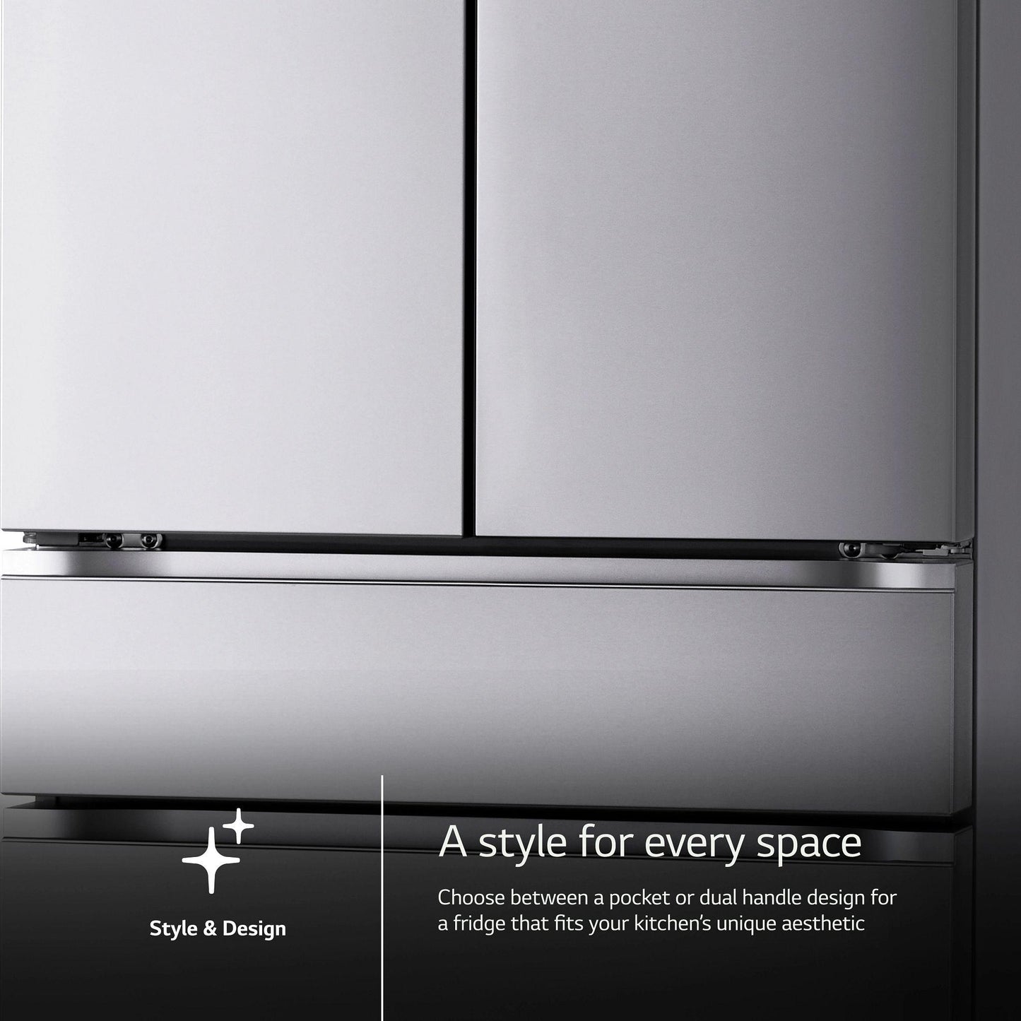 Lg LF30S8210S 30 Cu. Ft. Smart Standard-Depth Max™ 4-Door French Door Refrigerator With Full-Convert Drawer™
