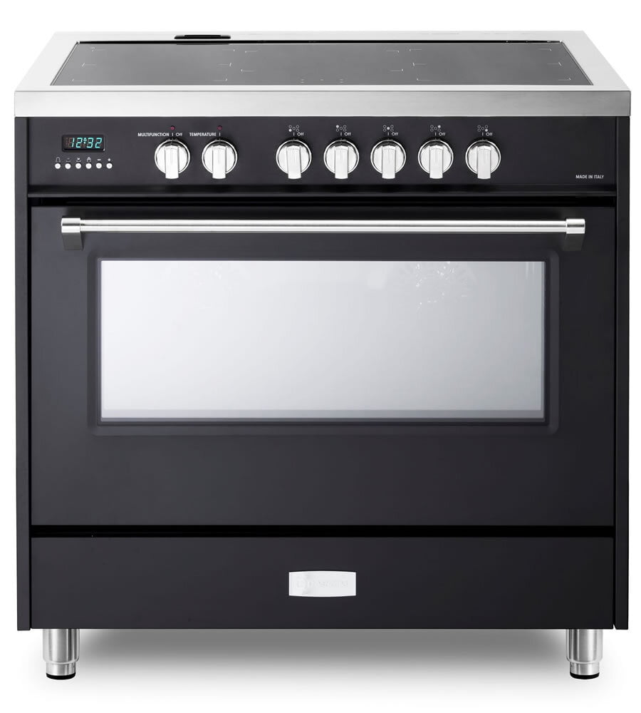 Verona VDFSIE365E Matte Black 36" Designer Induction Range