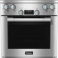Miele HR17243GDFCLEANTOUCHSTEEL Hr 1724-3 G Df - 30 Inch Range Dual Fuel Model With Directselect Controls.