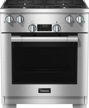 Miele HR17243GDFCLEANTOUCHSTEEL Hr 1724-3 G Df - 30 Inch Range Dual Fuel Model With Directselect Controls.