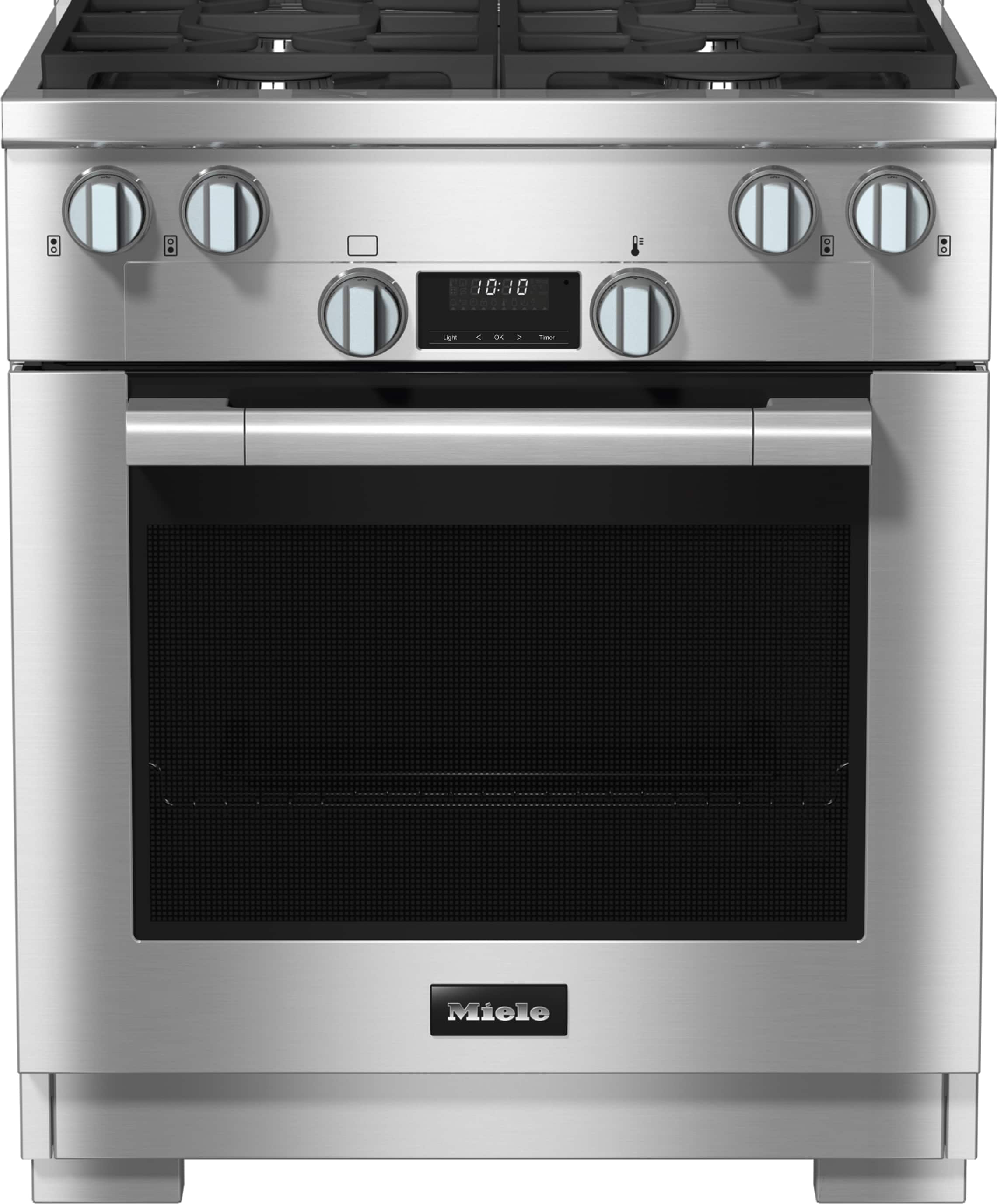 Miele HR17243LPDFCLEANTOUCHSTEEL Hr 1724-3 Lp Df - 30 Inch Range Dual Fuel Model With Directselect Controls.