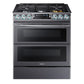 Samsung NX58K9850SG 5.8 Cu. Ft. Slide-In Gas Range With Flex Duo™ & Dual Door In Black Stainless Steel