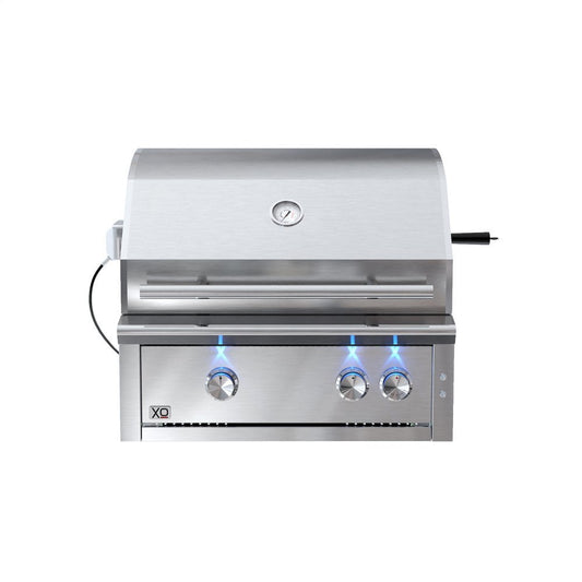 Xo Appliance XOGRILL30N 30In Grill 2 Burner W/ Rotiss Burner Ng