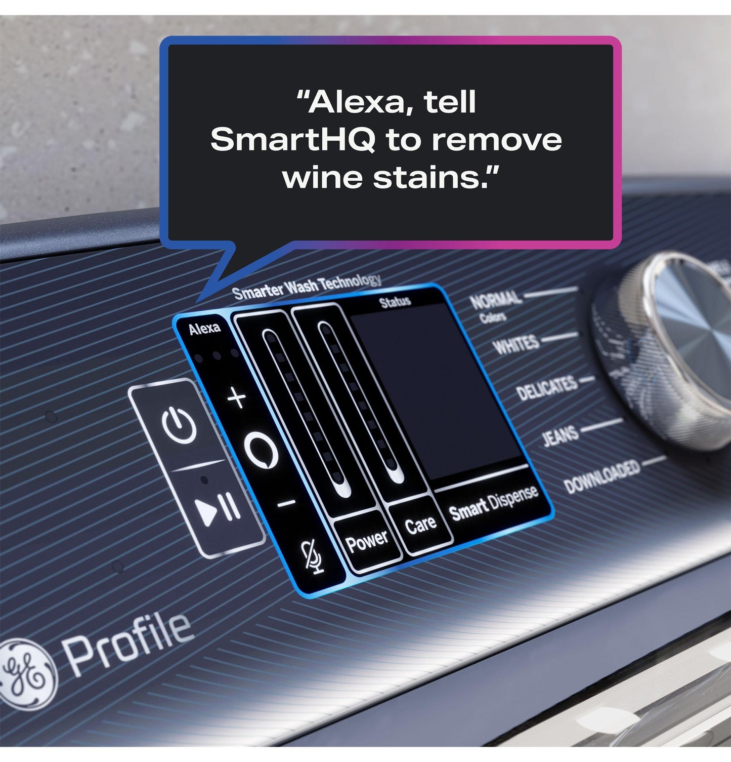 Ge Appliances PTW900BPTRS Ge Profile&#8482; 5.4 Cu. Ft. Capacity Washer With Smarter Wash Technology And Flexdispense&#8482;