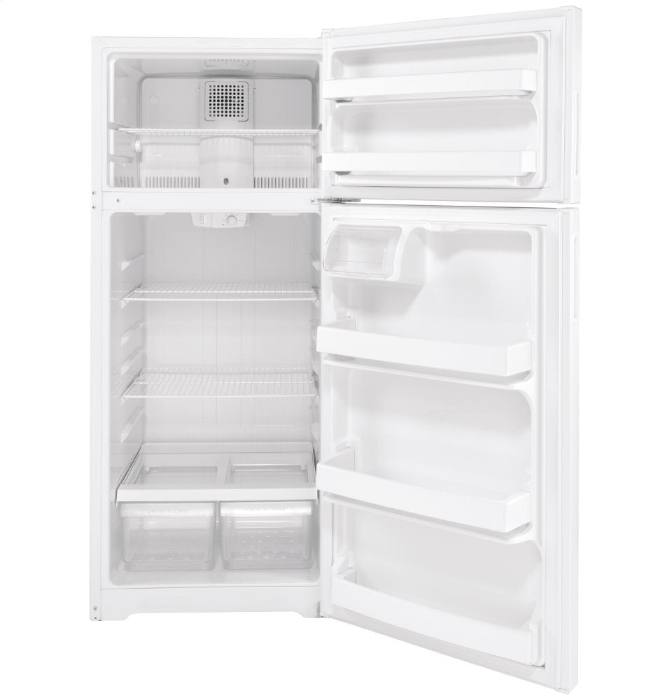Hotpoint HPS18BTNRWW Hotpoint® 17.5 Cu. Ft. Recessed Handle Top-Freezer Refrigerator